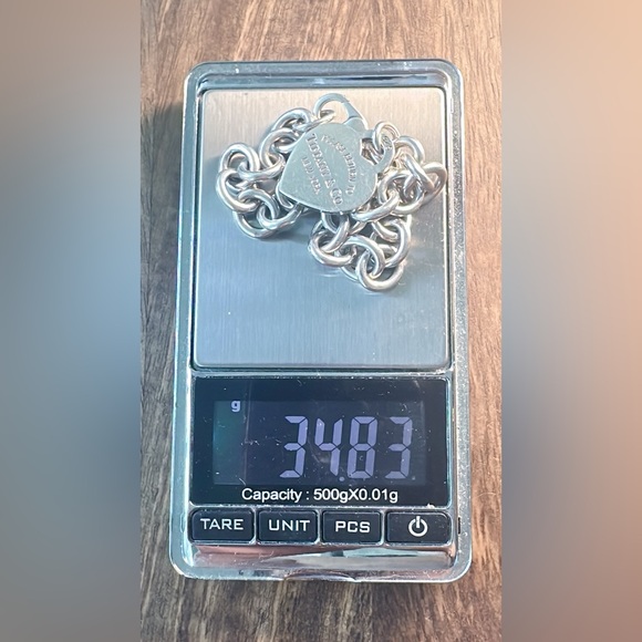 Tiffany & Co. Silver Heart Charm Bracelet 7” - Picture 6 of 9